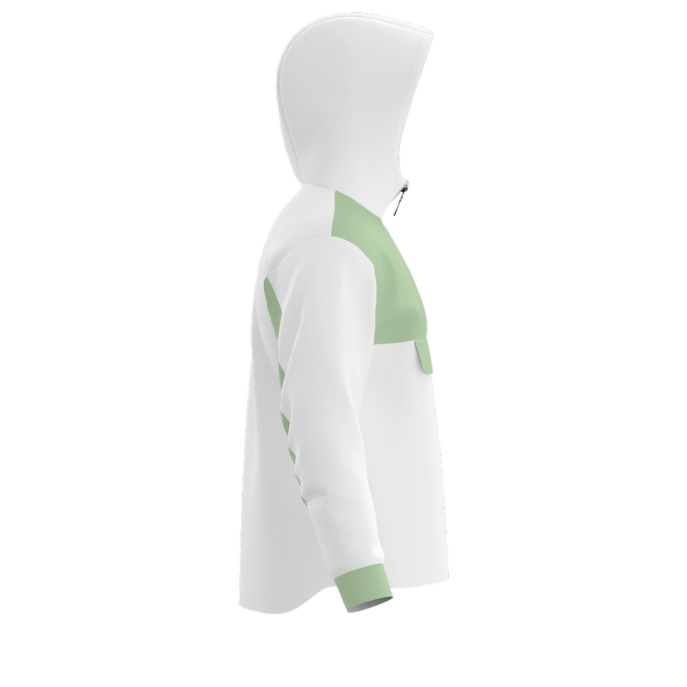 FORE the Mind – Fleece Quarter-Zip Hoodie (Sage)