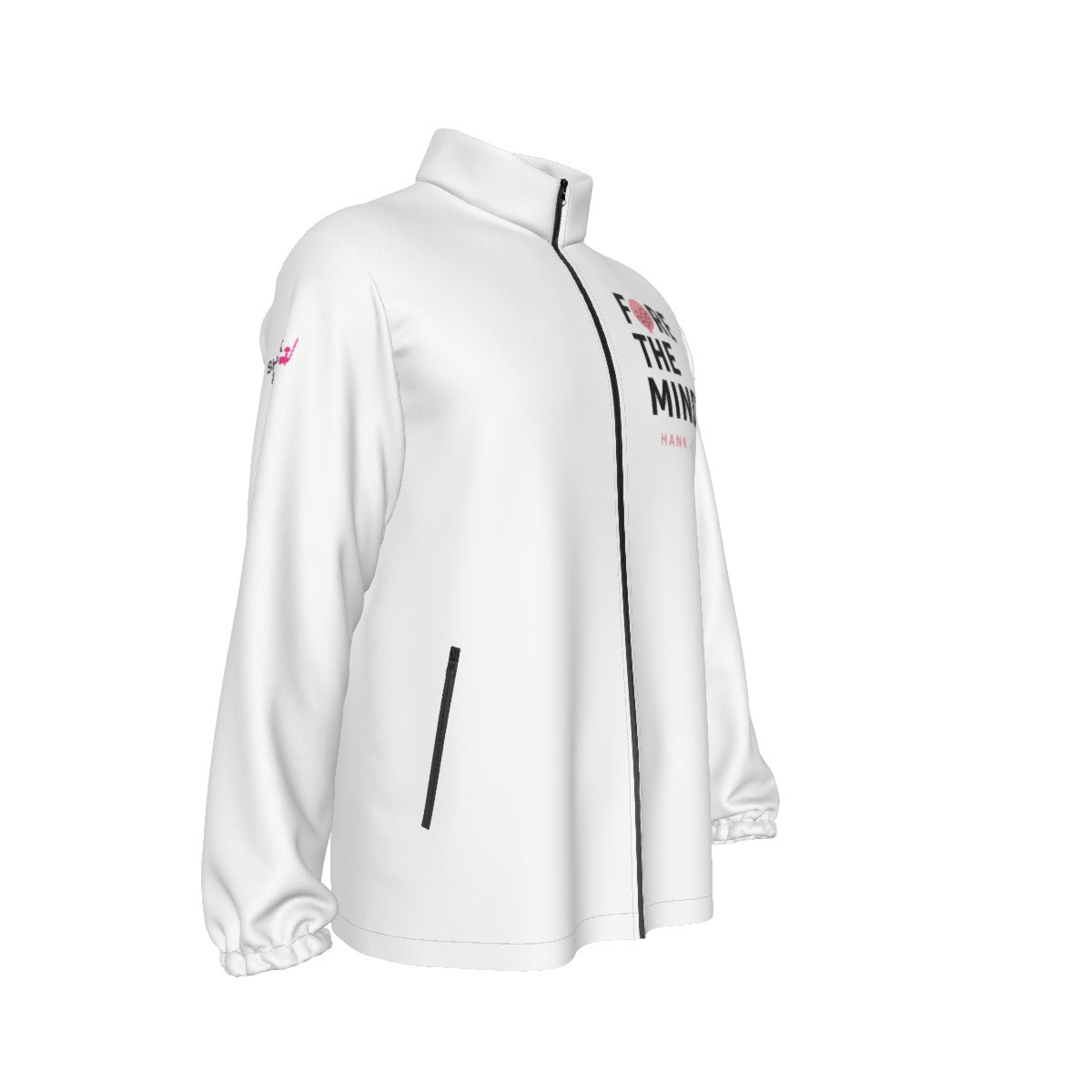 FORE The Mind White Windproof Quarter-Zip Jacket
