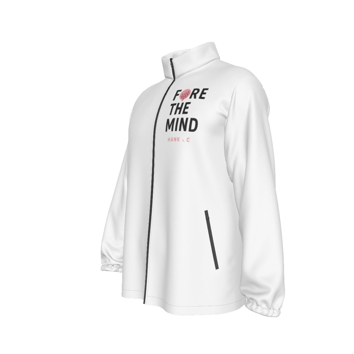 FORE The Mind White Windproof Quarter-Zip Jacket