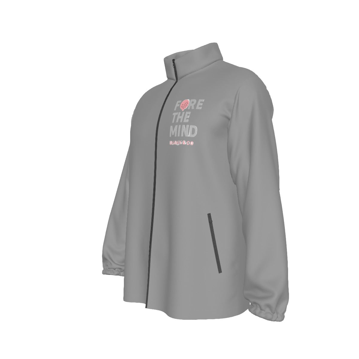 FORE The Mind Grey Windproof Quarter-Zip Jacket