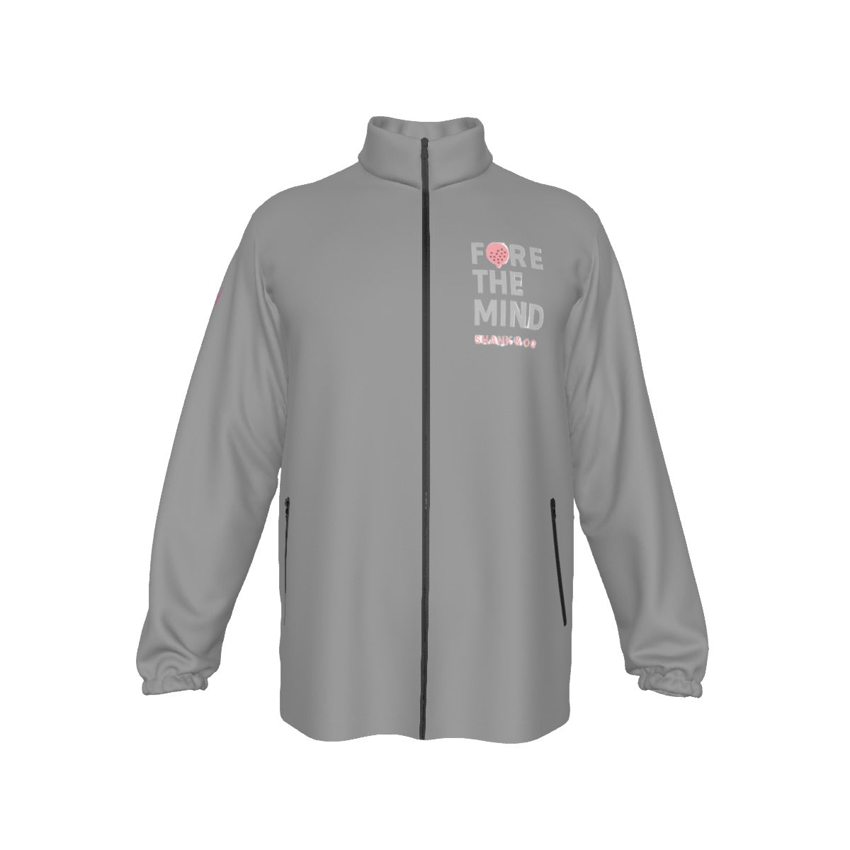 FORE The Mind Grey Windproof Quarter-Zip Jacket