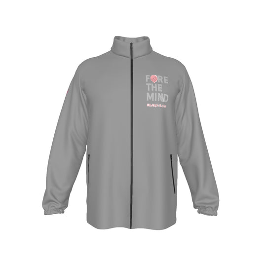 FORE The Mind Grey Windproof Quarter-Zip Jacket