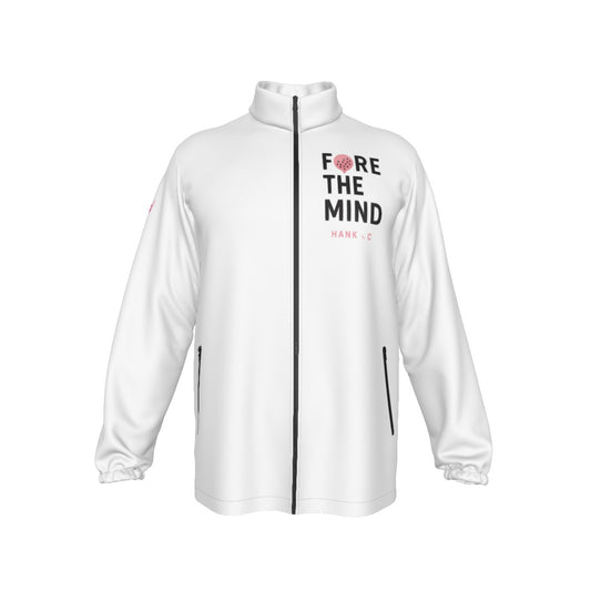 FORE The Mind White Windproof Quarter-Zip Jacket