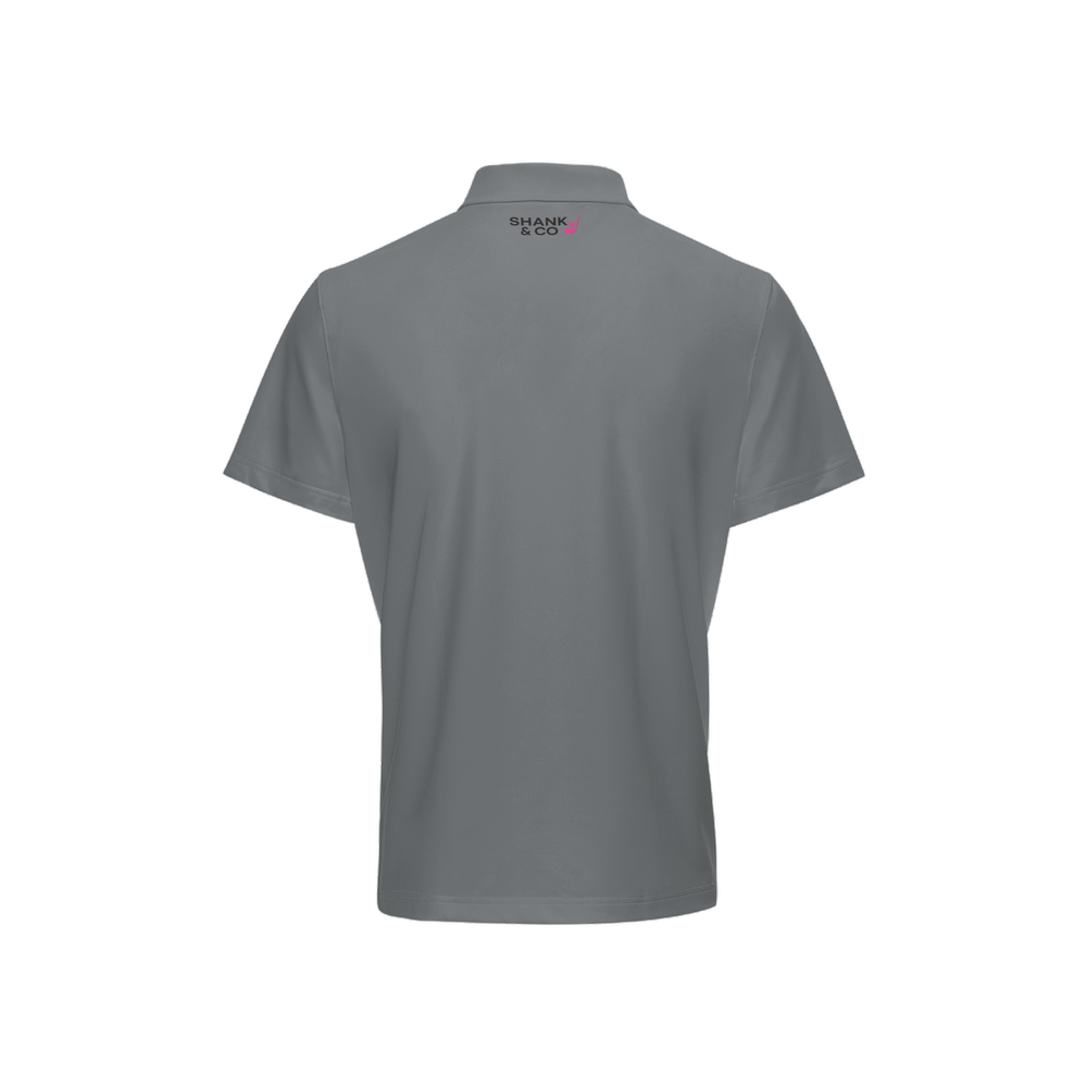 FORE the Mind – Black/Grey Performance Polo