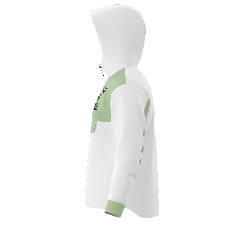 FORE the Mind – Fleece Quarter-Zip Hoodie (Sage)